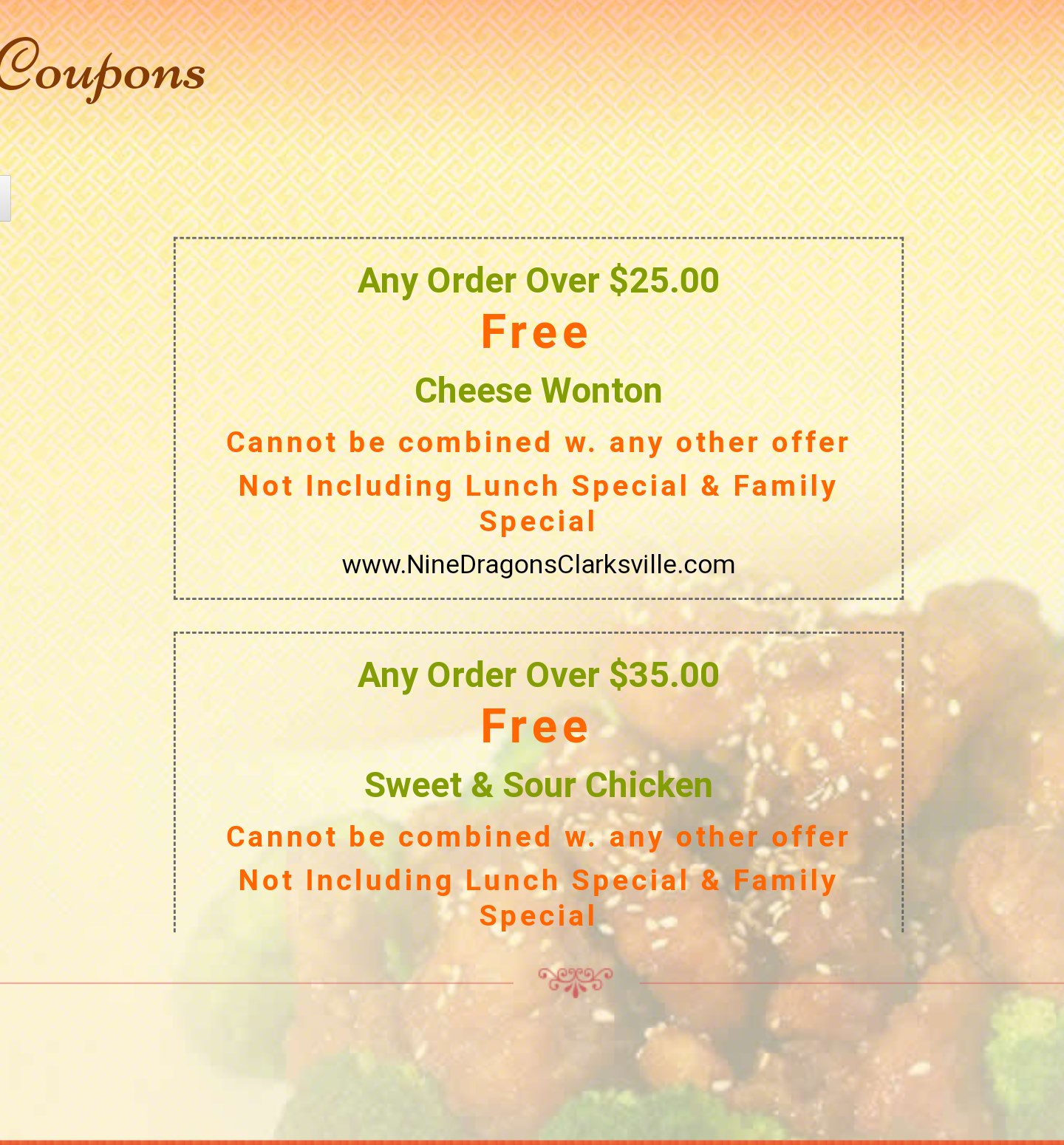 Nine Dragons 2141 Wilma Rudolph Blvd, Clarksville