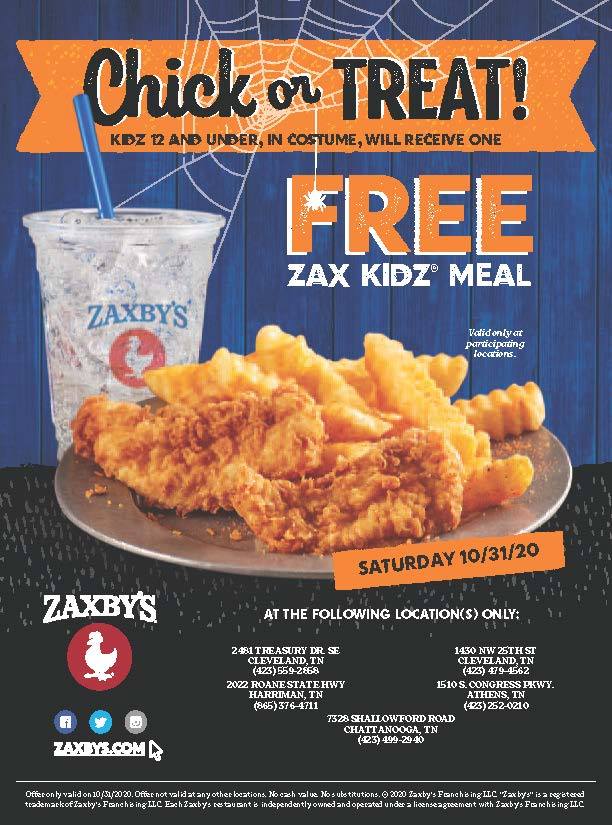 Zaxby's Chicken Fingers & Buffalo Wings 1430 25th St NW, Cleveland