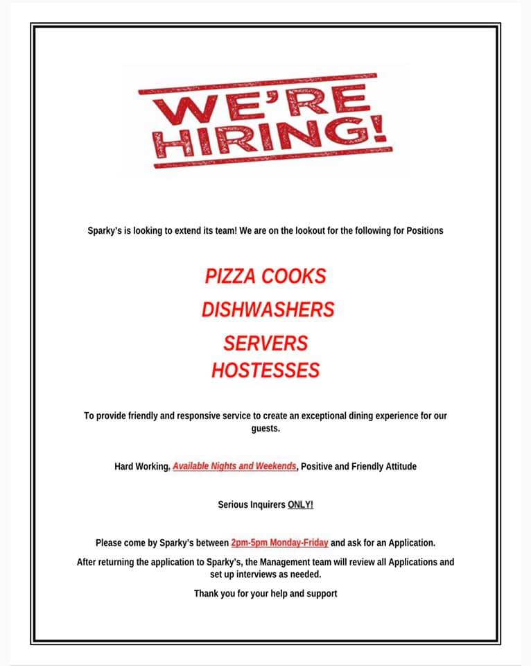 Sparky's Pizzeria & Grill 224 Parkstone Pl, Jackson
