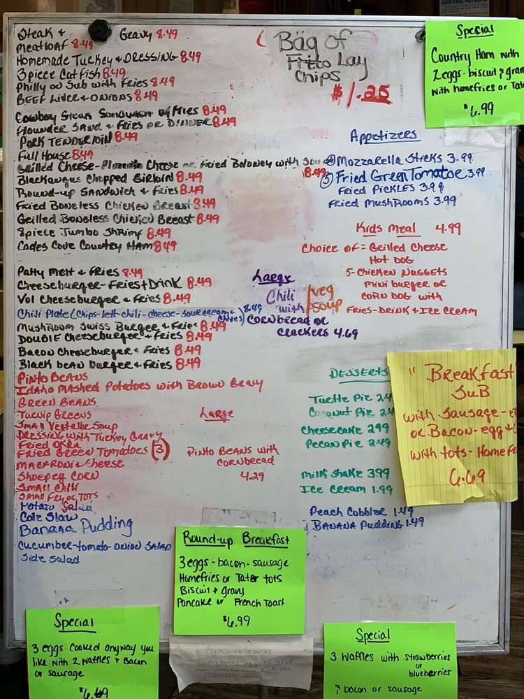 Round Up Restaurant and Ice Cream 3643 Sevierville Pike, Knoxville