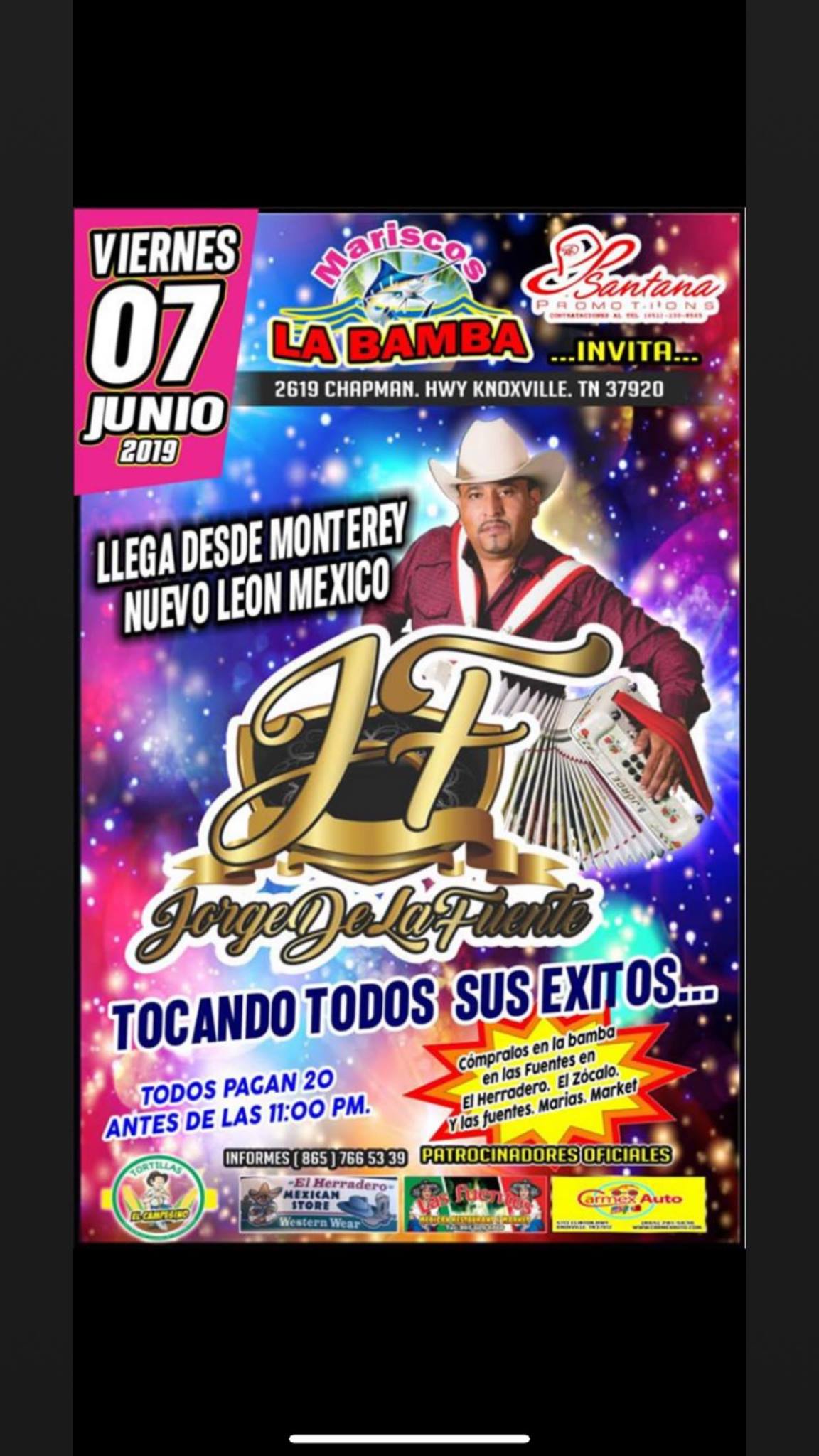 La Bamba SeaFood 2619 Chapman Hwy #1913, Knoxville