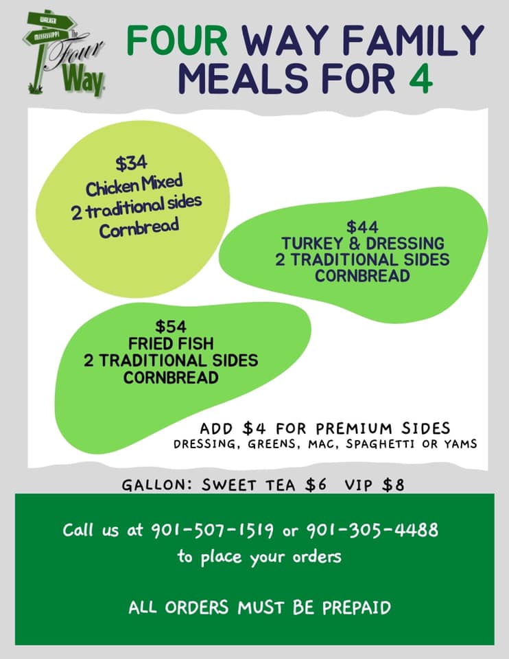 The Four Way Soul Food Restaurant 998 Mississippi Blvd, Memphis