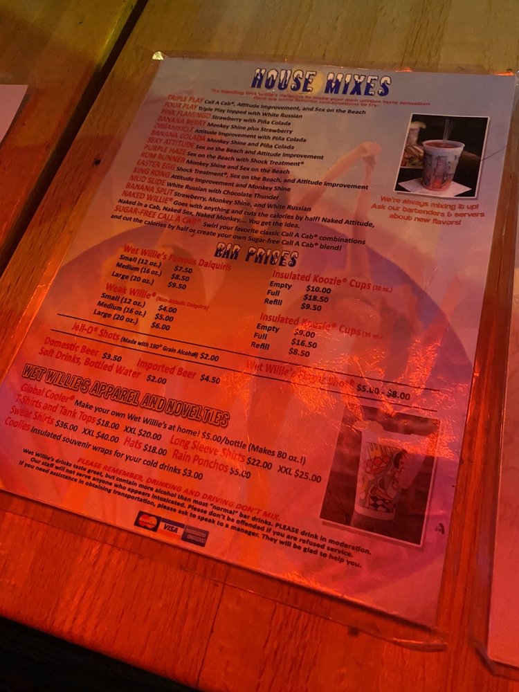Wet Willie's 209 Beale St, Memphis