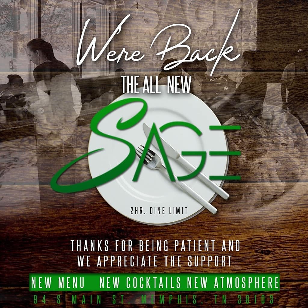 Sage Restaurant 94 S Main St, Memphis