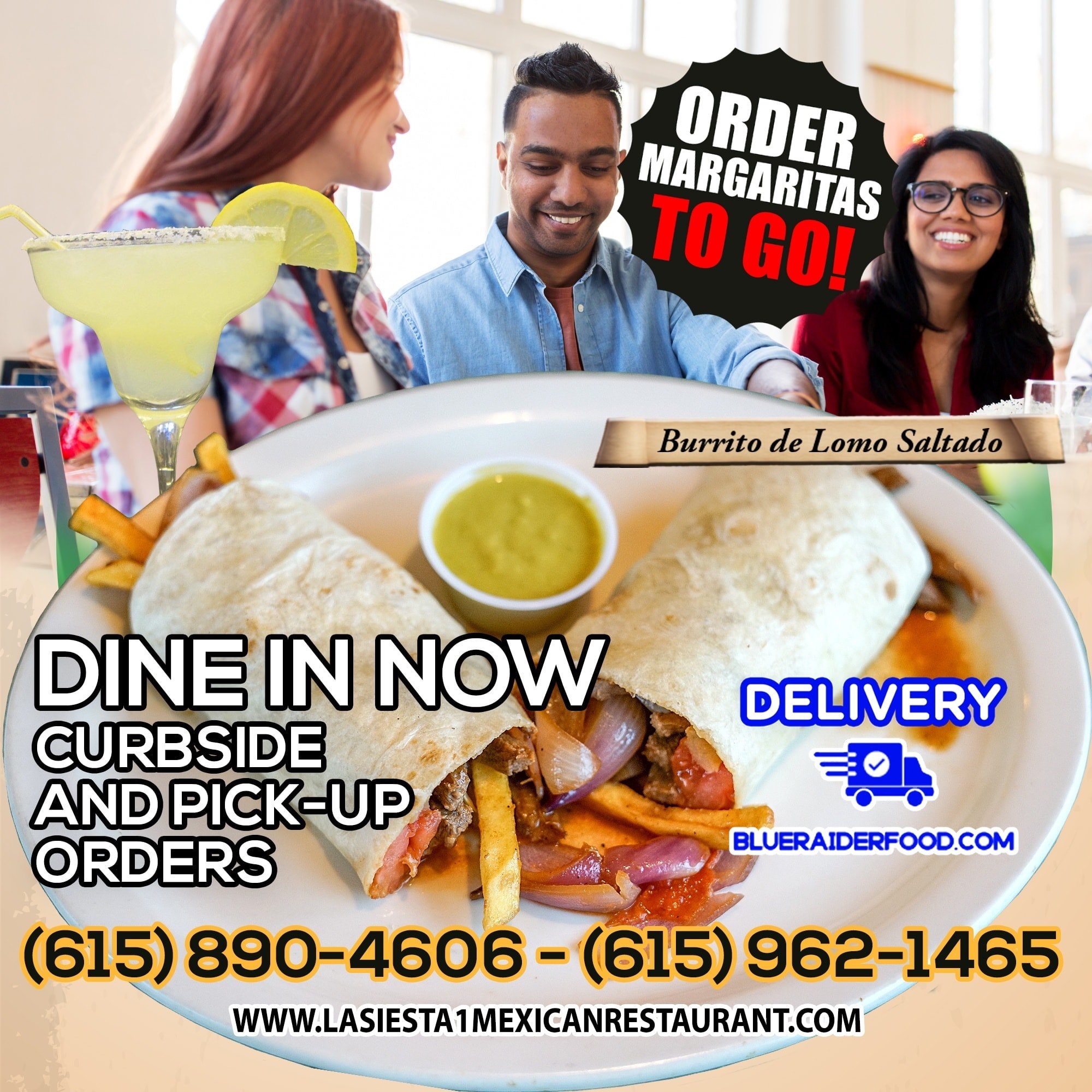 La Siesta Mexican Restaurant 1608 NW Broad St, Murfreesboro