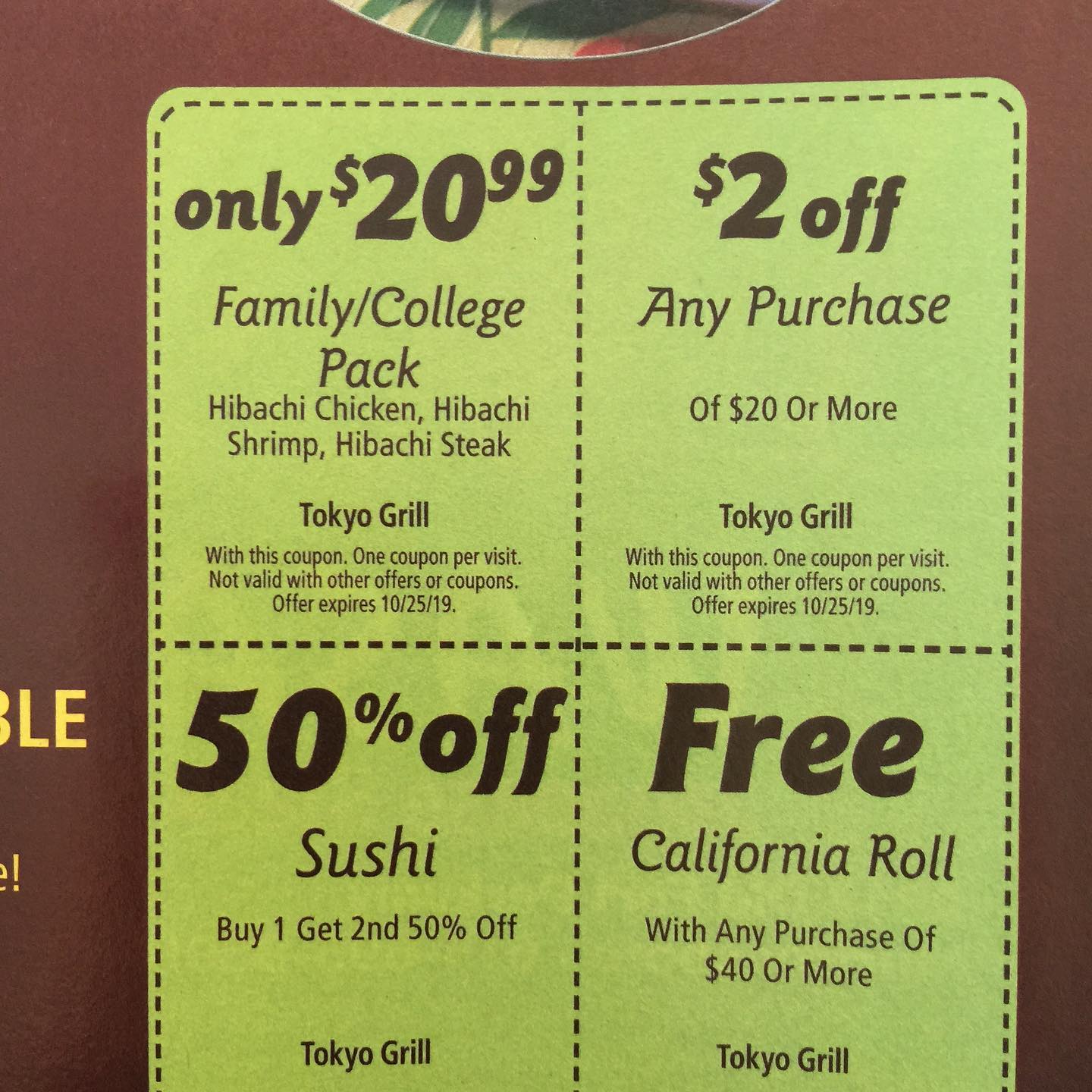Tokyo Grill 2975 S Rutherford Blvd, Murfreesboro