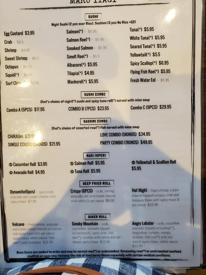 Maru Sushi & Grill 1100 Fatherland St, Nashville