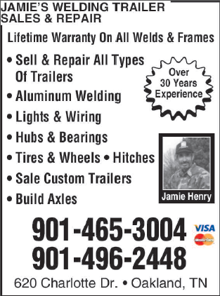 Jamie's Welding Trailer Sales And Repair