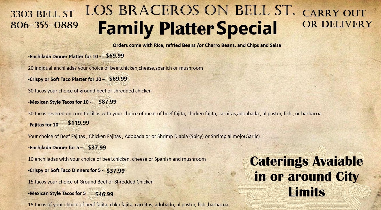 Los Braceros 3303 Bell St, Amarillo