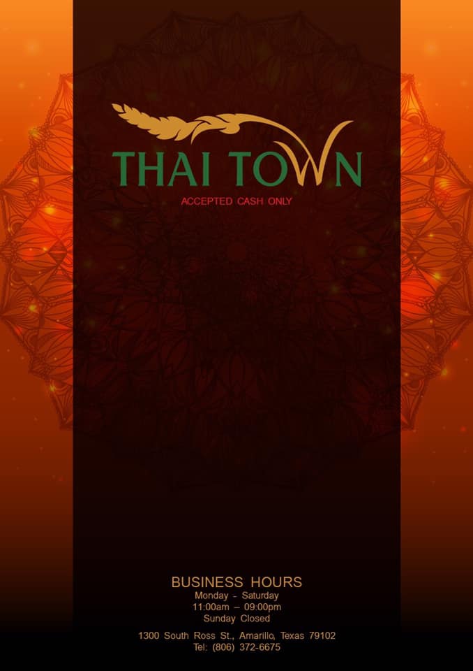 Thai Town Restaurant 1300 Ross St, Amarillo