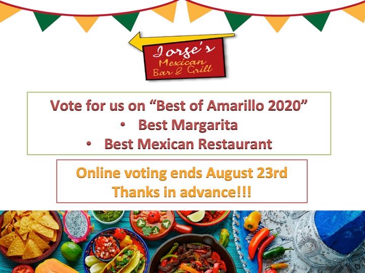 Jorge's Mexican Bar & Grill 6051 Bell St, Amarillo