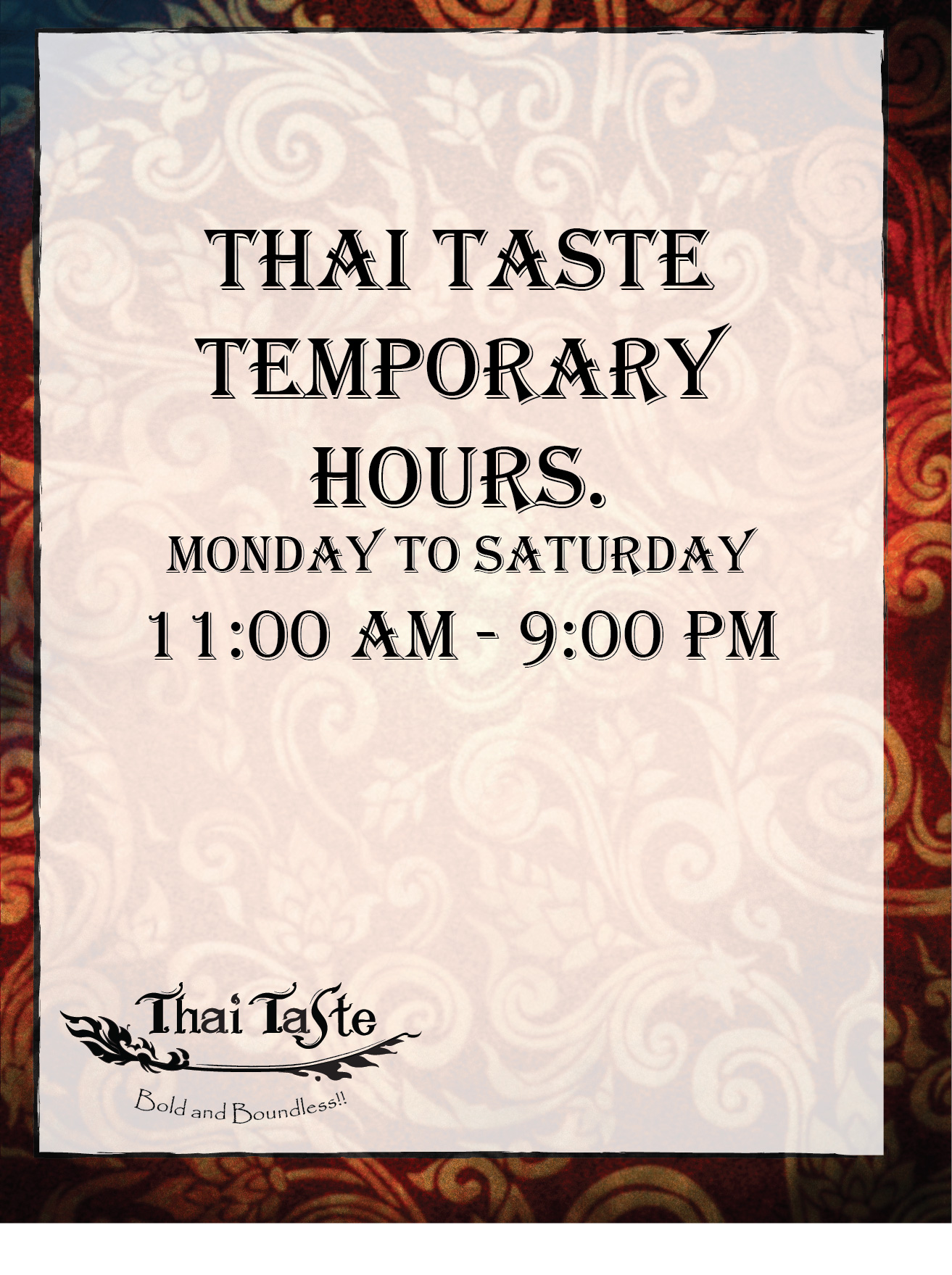 Thai Taste 7710 Hillside Rd, Amarillo