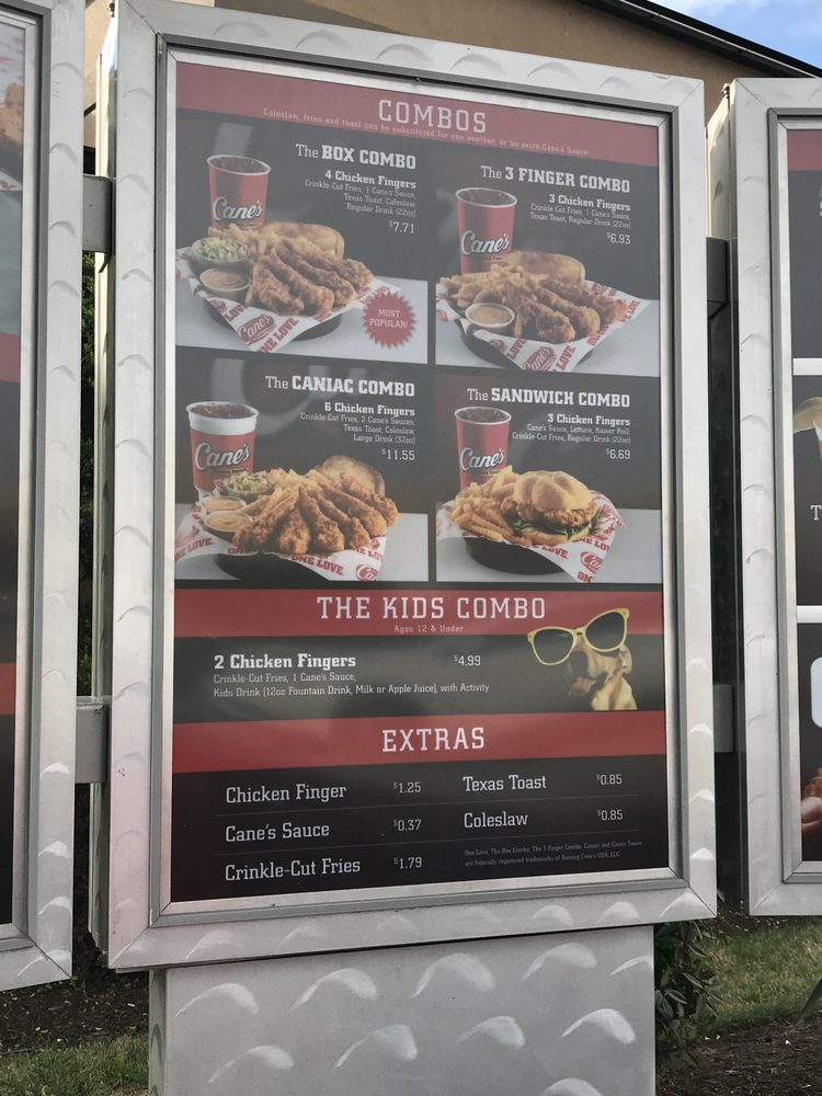 Raising Cane's Chicken Fingers 3765 S Cooper St, Arlington