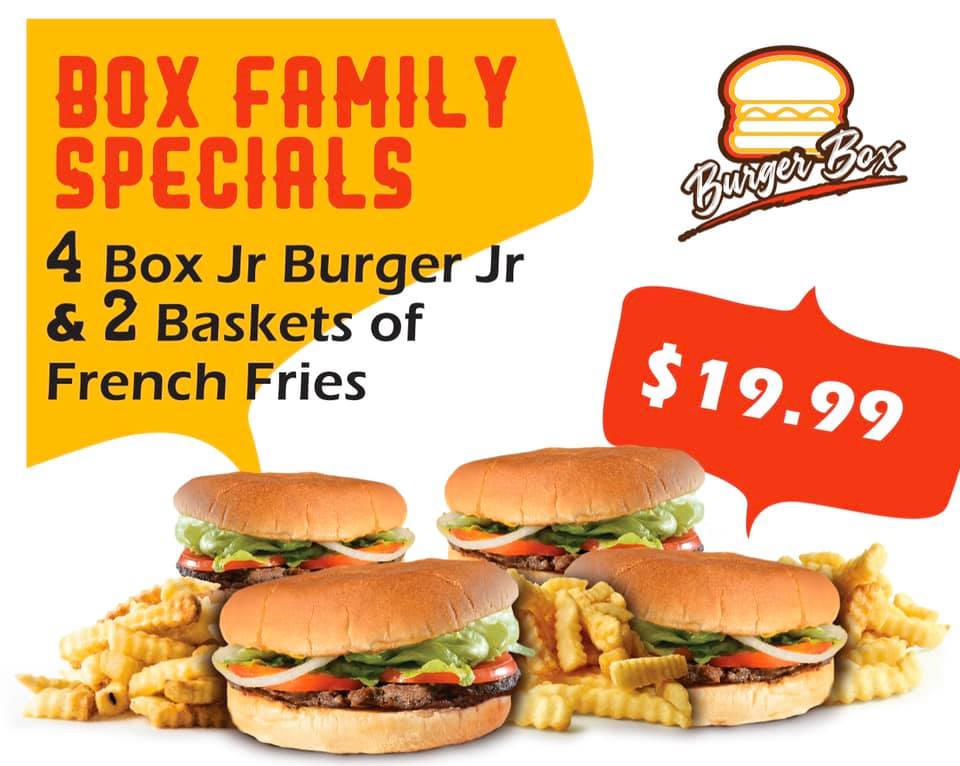 Burger Box 2501 S Cooper St, Arlington