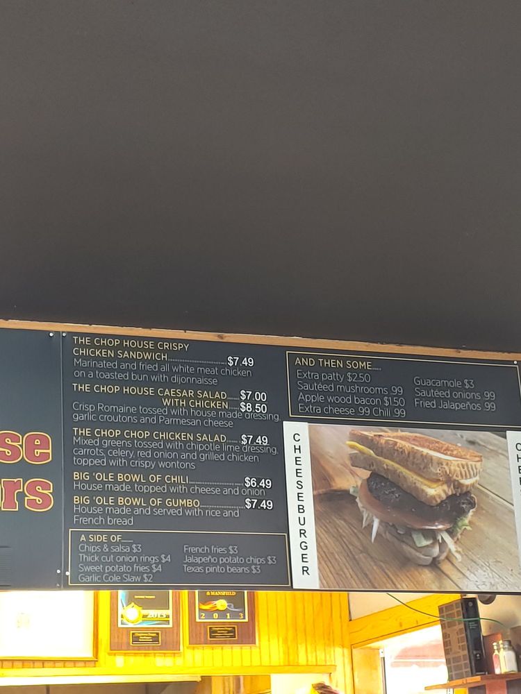 The Original Chop House Burgers 2502 Little Rd, Arlington