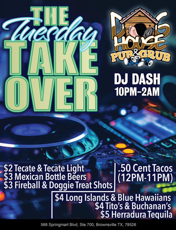Dog House Pub & Grill 568 Springmart Blvd #700, Brownsville