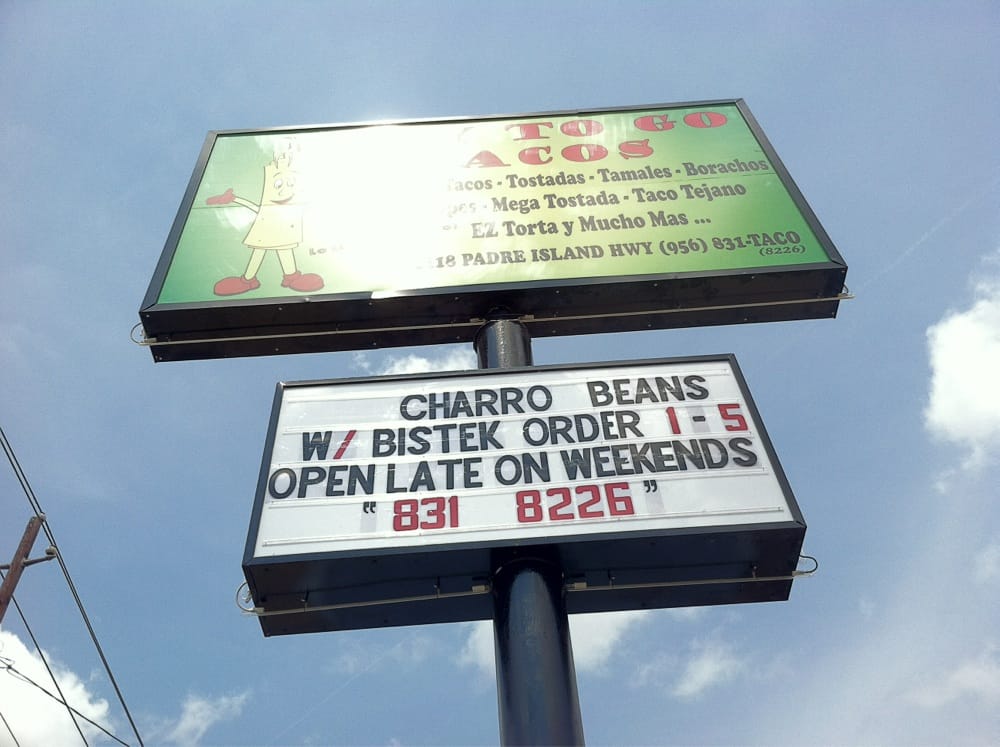 Easy To Go Tacos 6118 S Padre Island Hwy, Brownsville