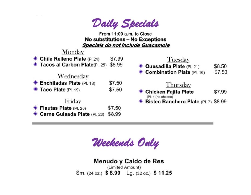 Mi Pueblito Mexican 1315 S College Ave, Bryan