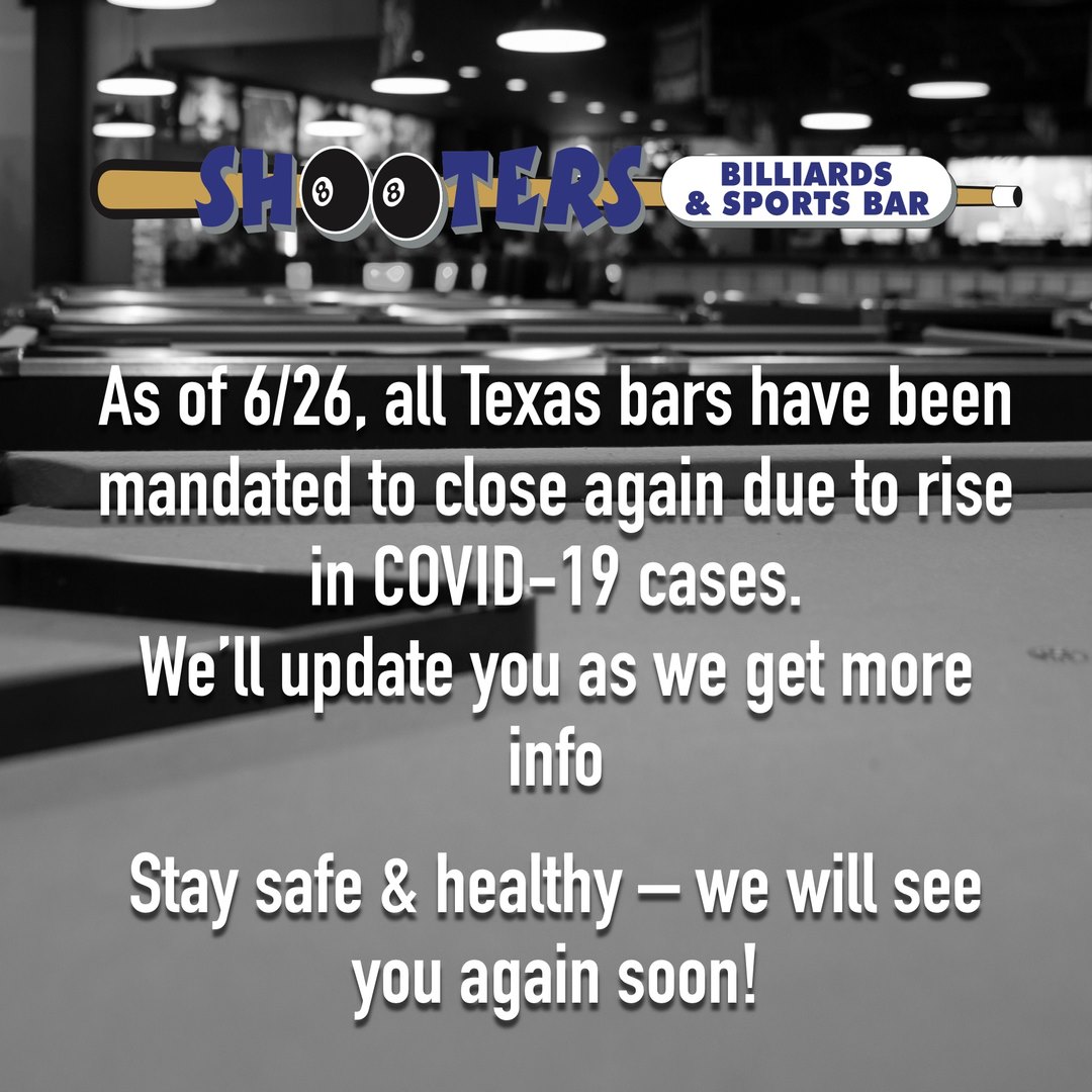 Shooters Billiards & Sports Bar 601 E Whitestone Blvd, Cedar Park