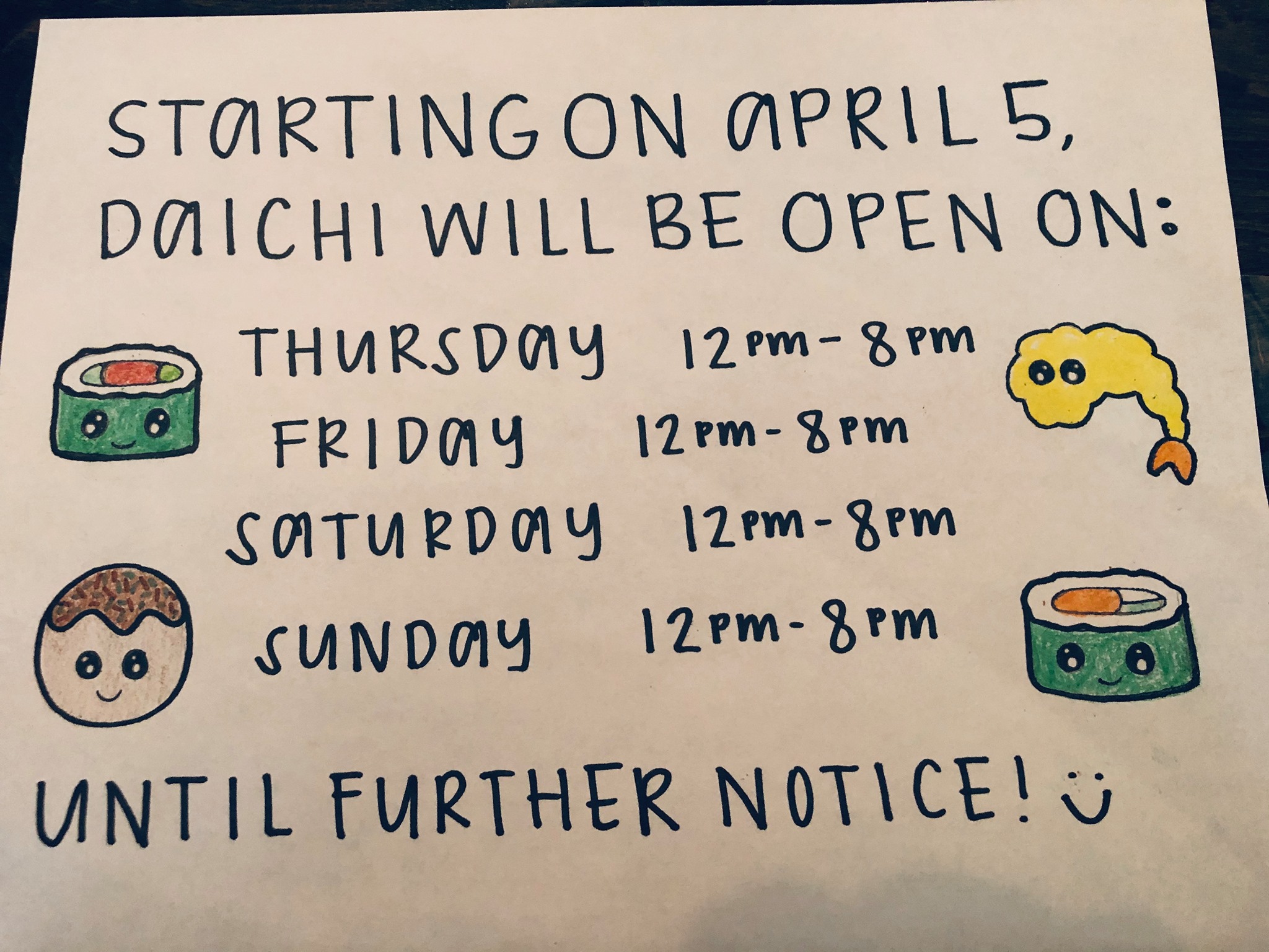 Daichi Sushi & Grill 2051 Cypress Creek Road, Cedar Park