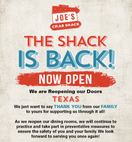 Joe's Crab Shack 5025 S Padre Island Dr, Corpus Christi