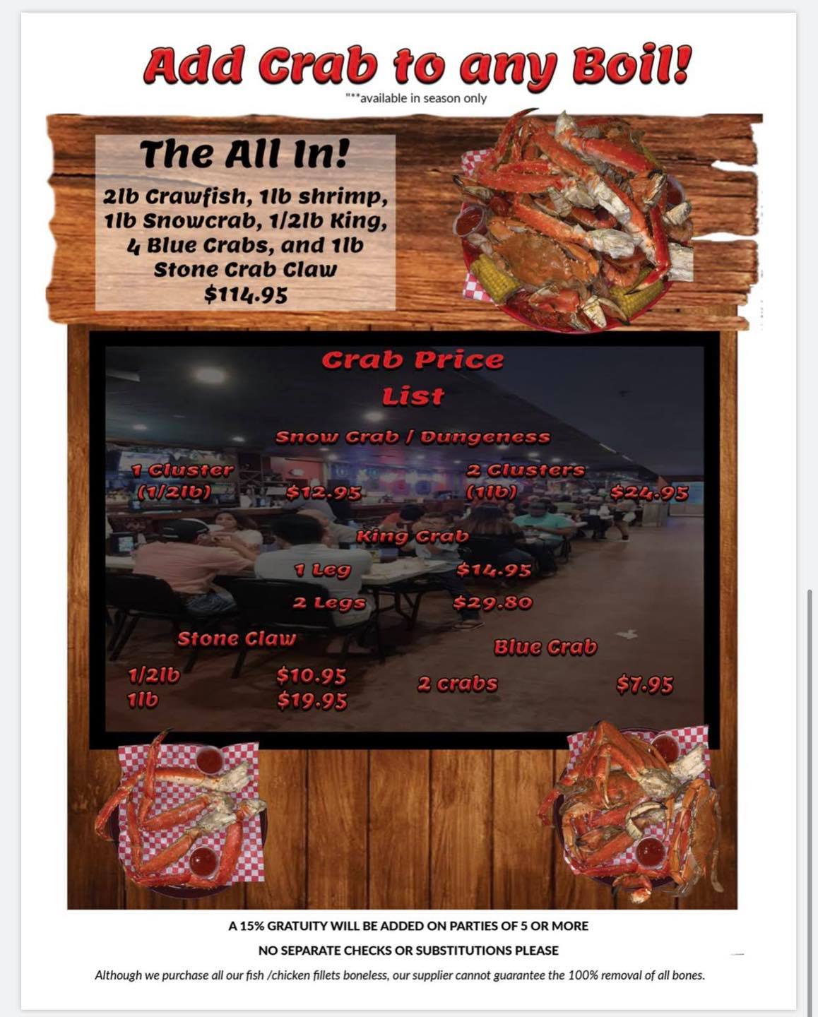 Crawdaddy's Downtown 317 N Mesquite St, Corpus Christi