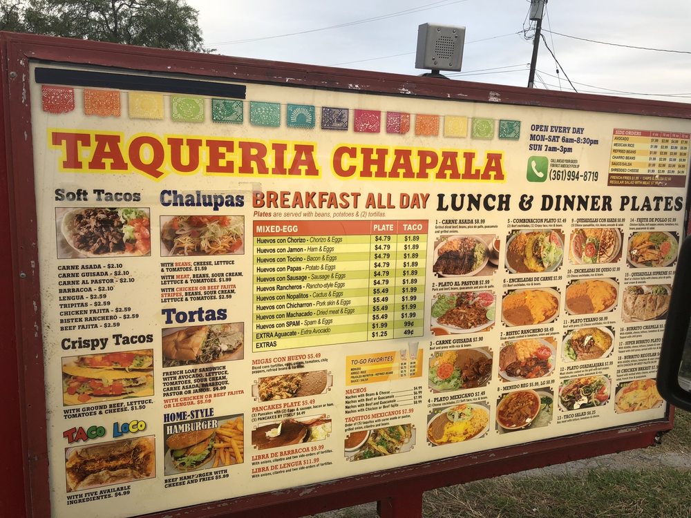 Taqueria Chapala 1237 Nile Dr, Corpus Christi
