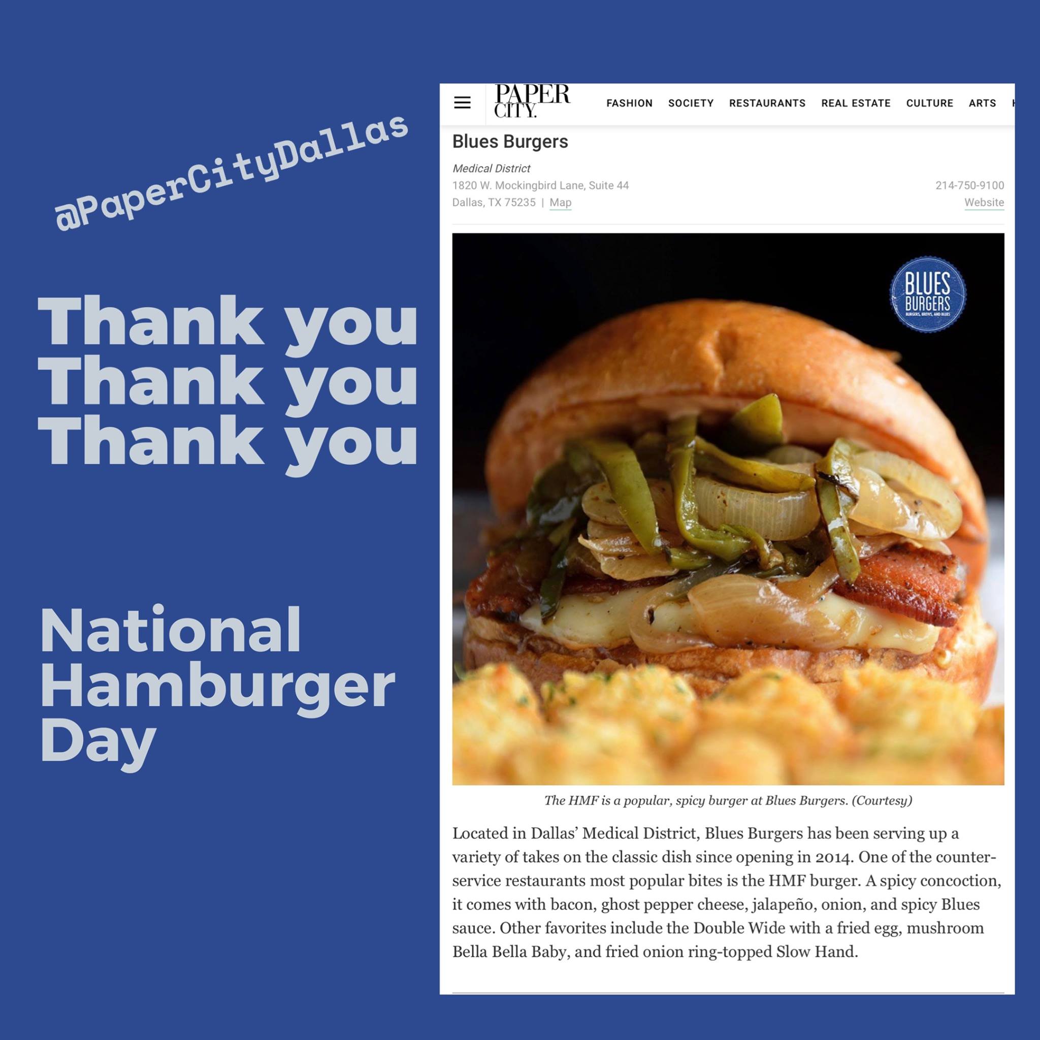 Blues Burgers 1820 W Mockingbird Ln #44, Dallas