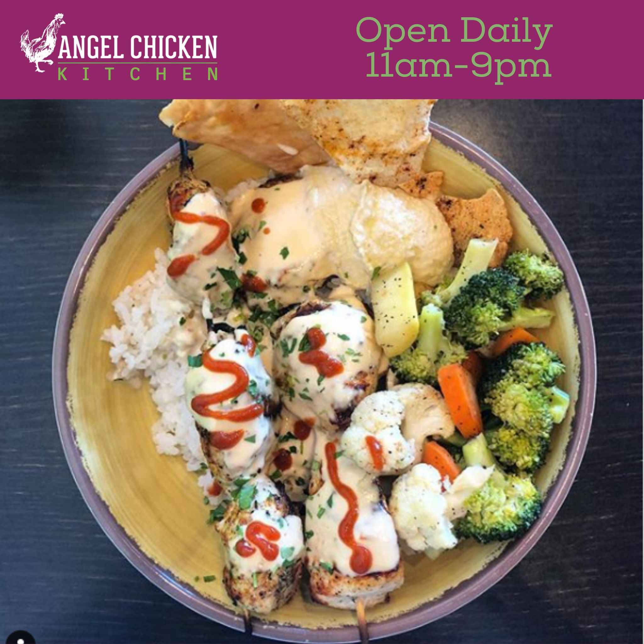 Angel Chicken Kitchen 7632 Campbell Rd, Dallas