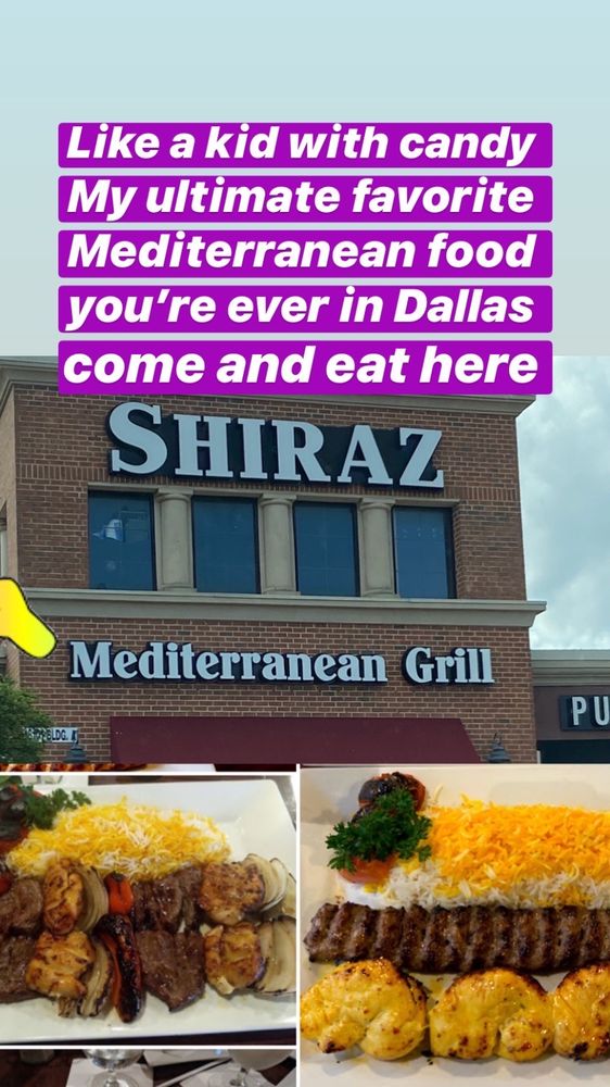 Shiraz Mediterranean Grill 18101 Preston Rd Suite 101, Dallas