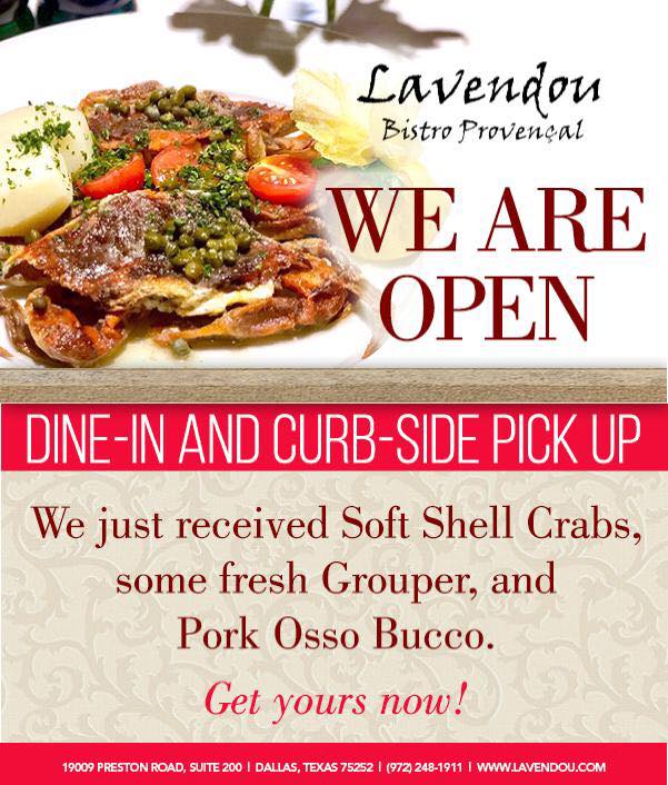 Lavendou Bistro Provincial 19009 Preston Rd #200, Dallas