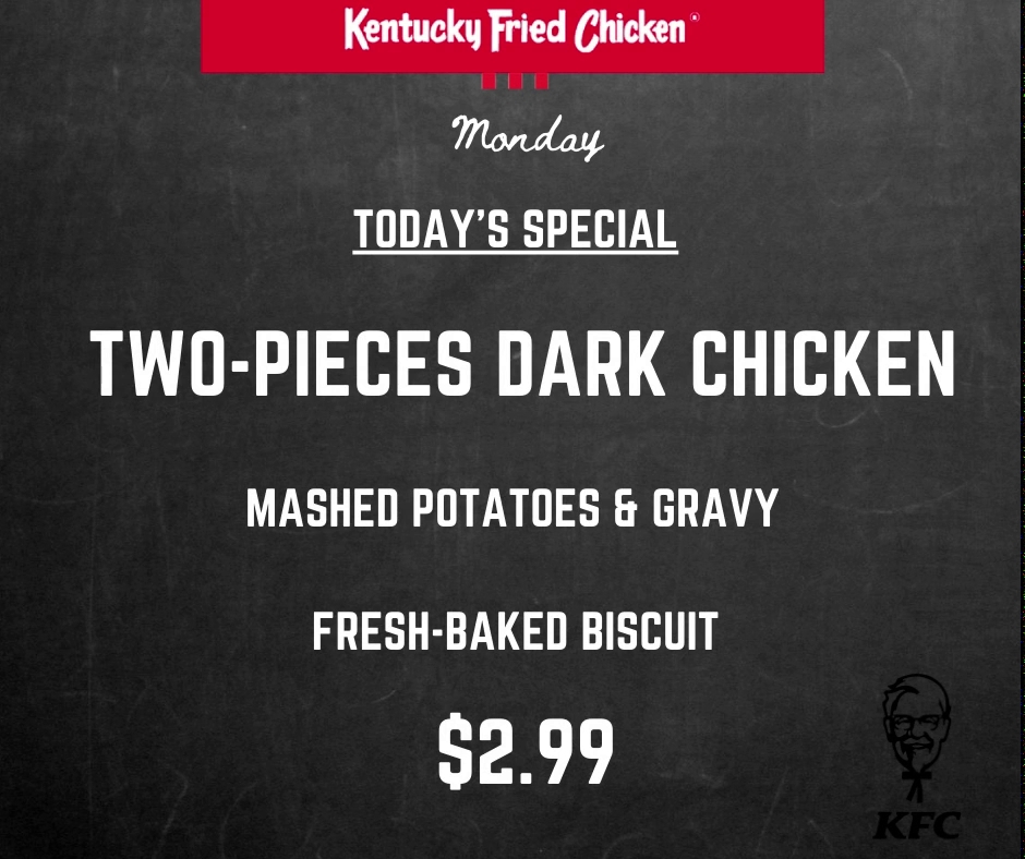 KFC Menu