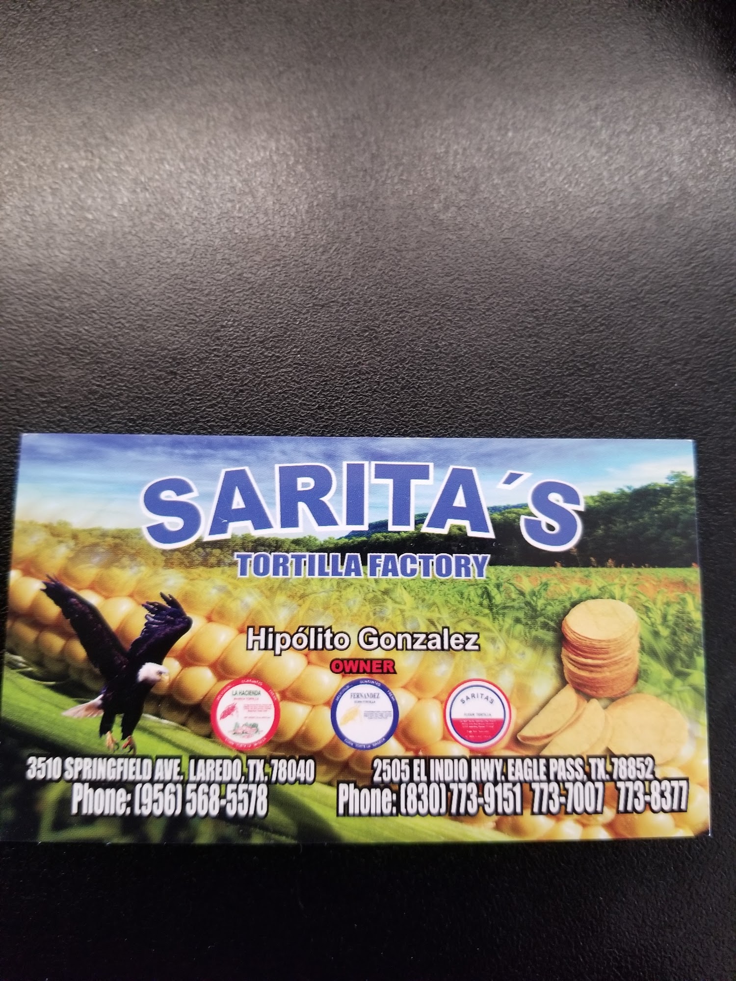 Sarita's Tortilla Factory Inc.