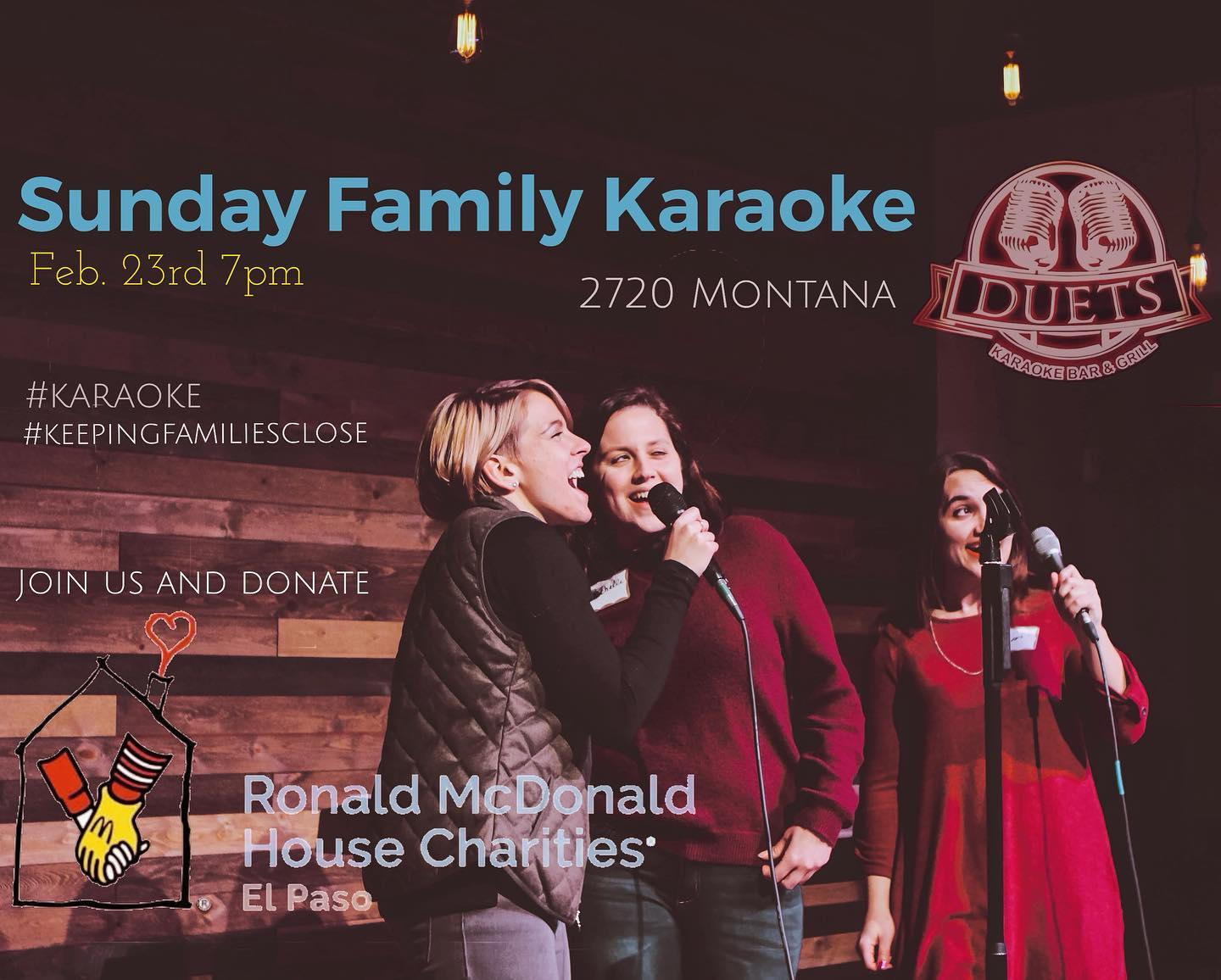 Duets Karaoke Bar & Grill 2720 Montana Ave, El Paso