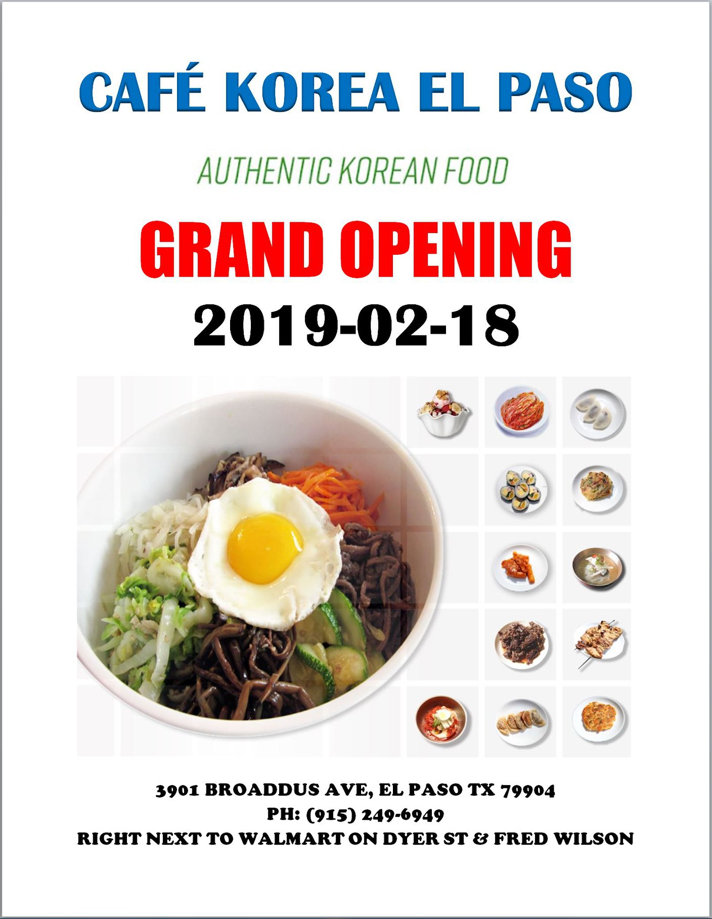CAFE KOREA EL PASO 3901 Broaddus Ave, El Paso