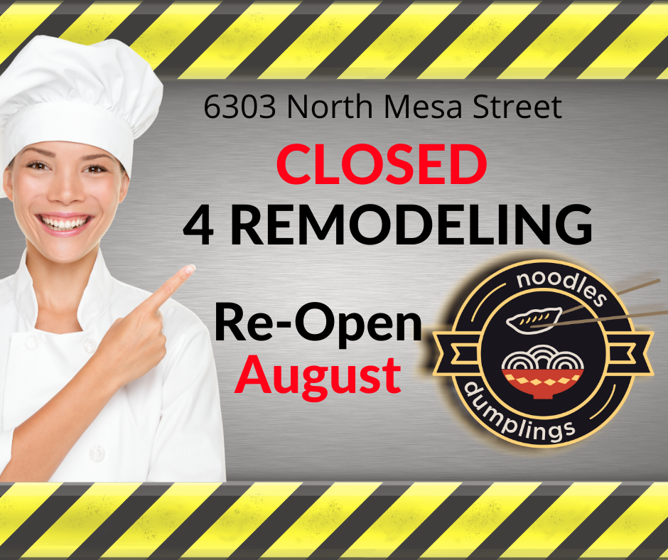 Noodles & Dumplings 6303 N Mesa St, El Paso