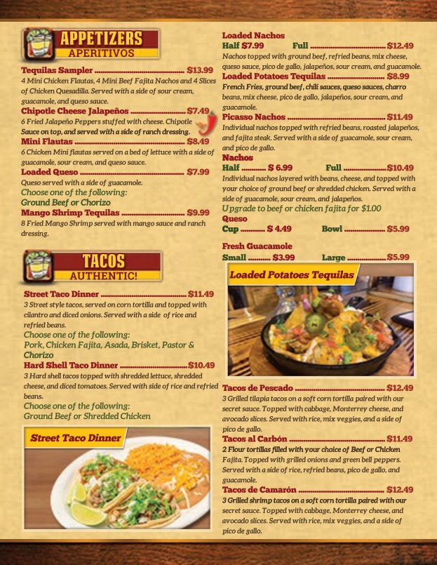 El Tequilas Mexican Restaurant 8705 Clifford St, Fort Worth