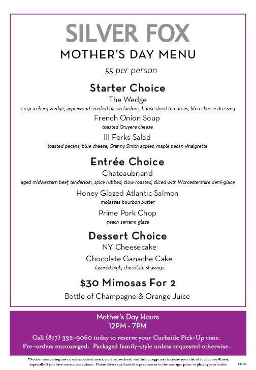 Silver Fox Steakhouse 1651 S University Dr, Fort Worth