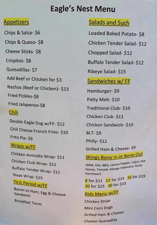Eagles Nest Sports Grill 8455 Boat Club Rd, Fort Worth