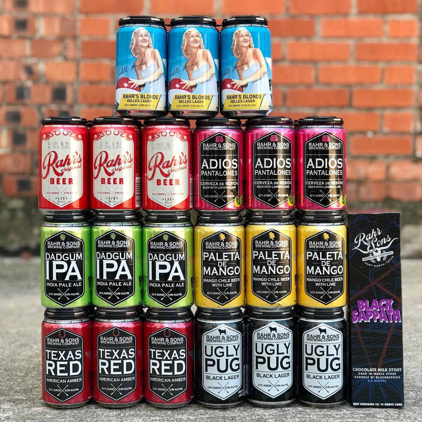 Rahr & Sons Brewing Menu