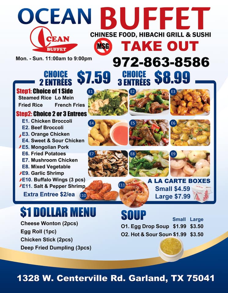 Ocean Buffet 1328 W Centerville Rd, Garland