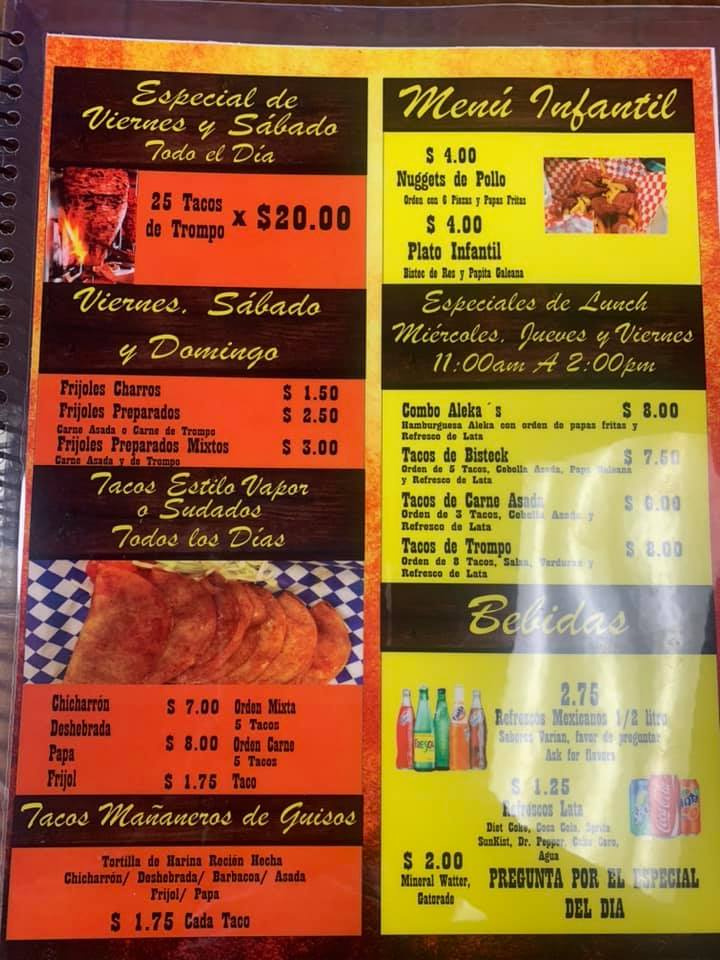 Aleka's Burgers & Tacos 4122 Broadway Blvd #2518, Garland