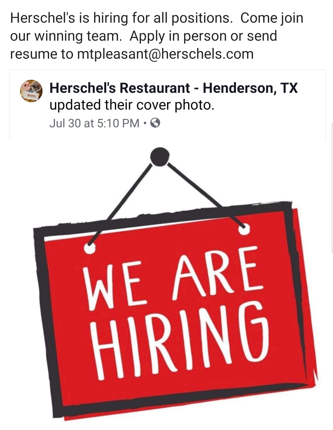 Photo credit: facebook