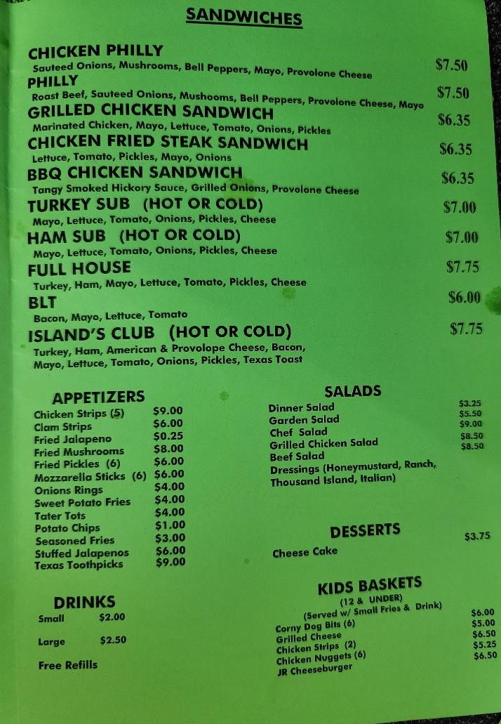 Burger Island 2500 N Story Rd, Irving