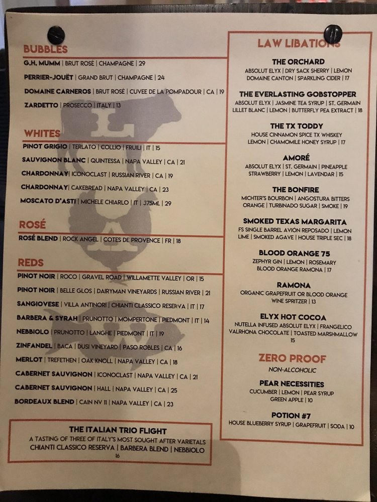 LAW Restaurant 4150 N MacArthur Blvd, Irving
