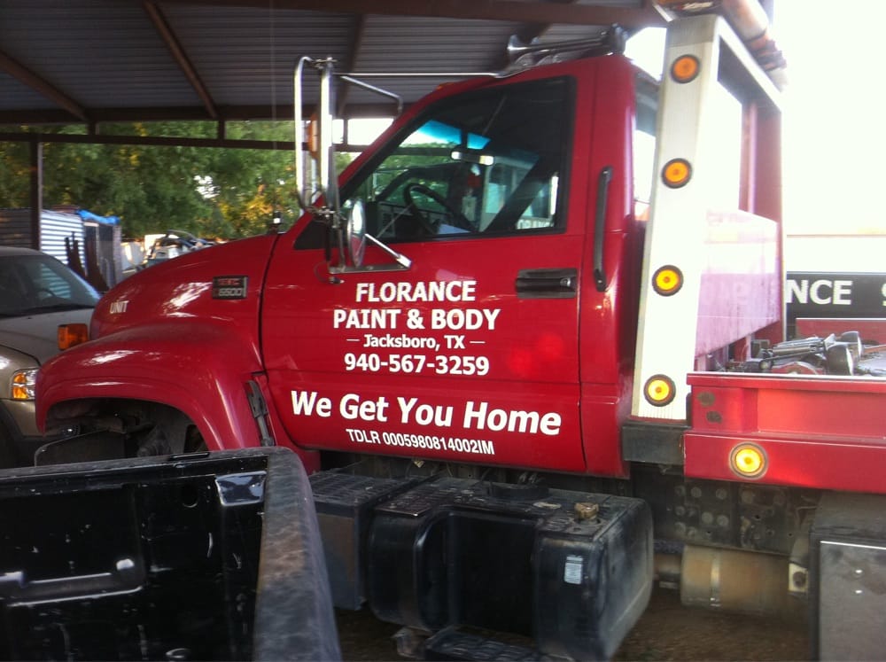 Florance Paint & Body Shop 120 Sewell Ave, Jacksboro Texas 76458