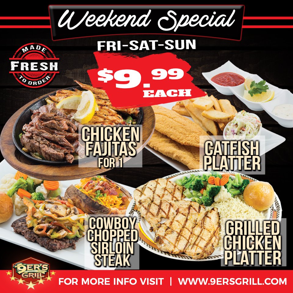 9er's Grill 23225 Kingsland Blvd, Katy