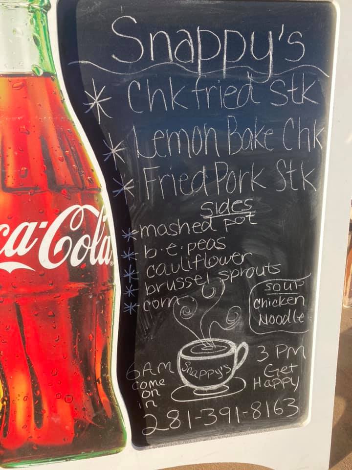 Snappys Cafe & Grill 5803 Hwy Blvd, Katy