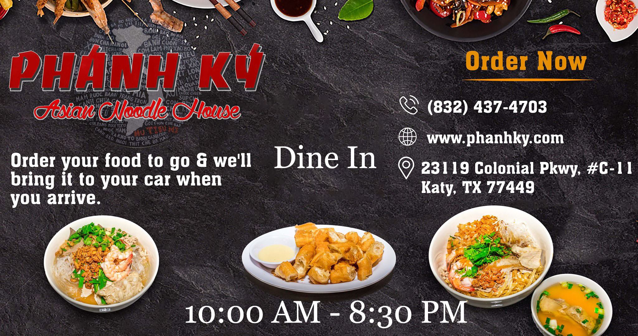 Phanh Ky Asian Noodle House 23119 Colonial Pkwy #C-11, Katy
