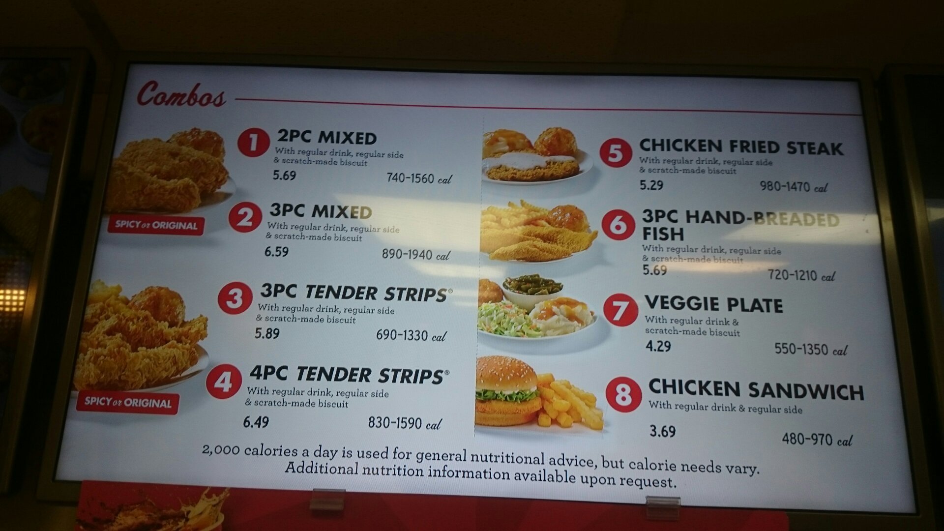 Church's Texas Chicken Menu